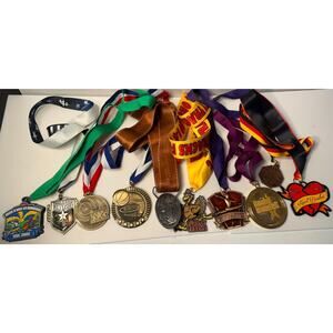 Lot of 10 Different Race / Running / Other / Marathon Medal Collection (Lot 02)